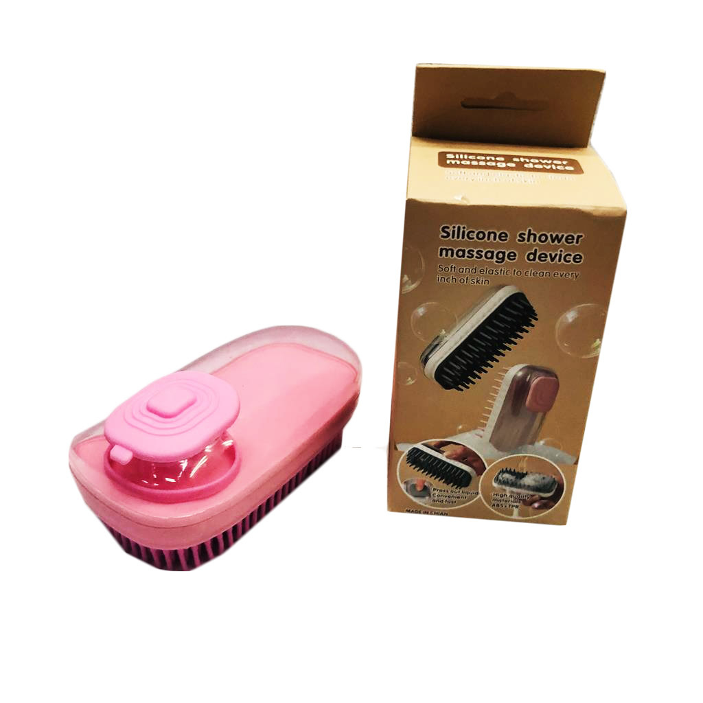 Bath Brush Clean Soft Hair Massage Brush Plus Liquid Laundry Brush Live Supply Rs-300223