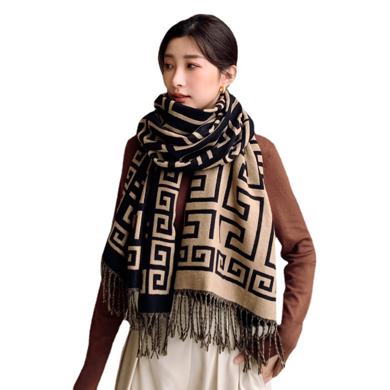 Cashmere Scarf Female Autumn And Winter Thick Long Manufacturers Stall Wholesale Winter Korean Wool Shawl 2022 New Products Item Picture