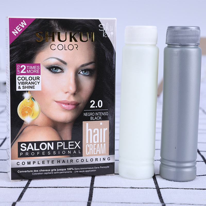 Shukui Hair Dye Export Hair Dye Foreign Trade Hair Dye South American Hair Dye Export Cross-Border Hair Dye Dye Paste details Picture