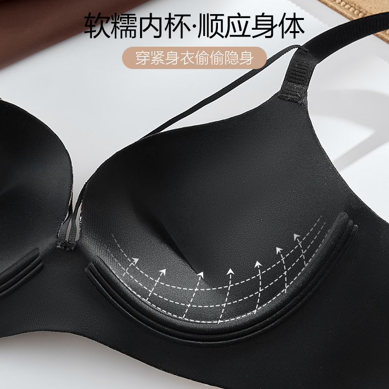 无钢圈文胸实物图