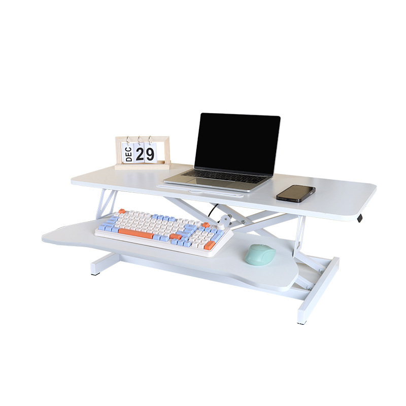 Standing computer desks, computer height-adjustable desks, alternating sitting and standing folding workbenches, height-adjustable desks, cross-border manufacturers Item Picture