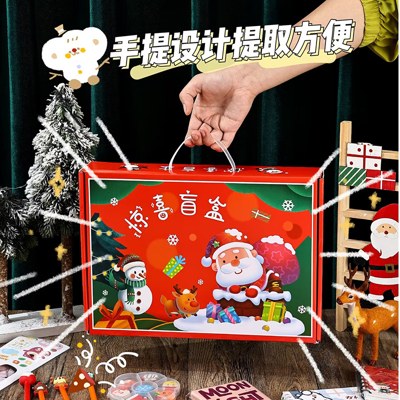 Christmas gift stationery set, Christmas small gifts, cartoon and cute Christmas student supplies reward gift set Application Scenario