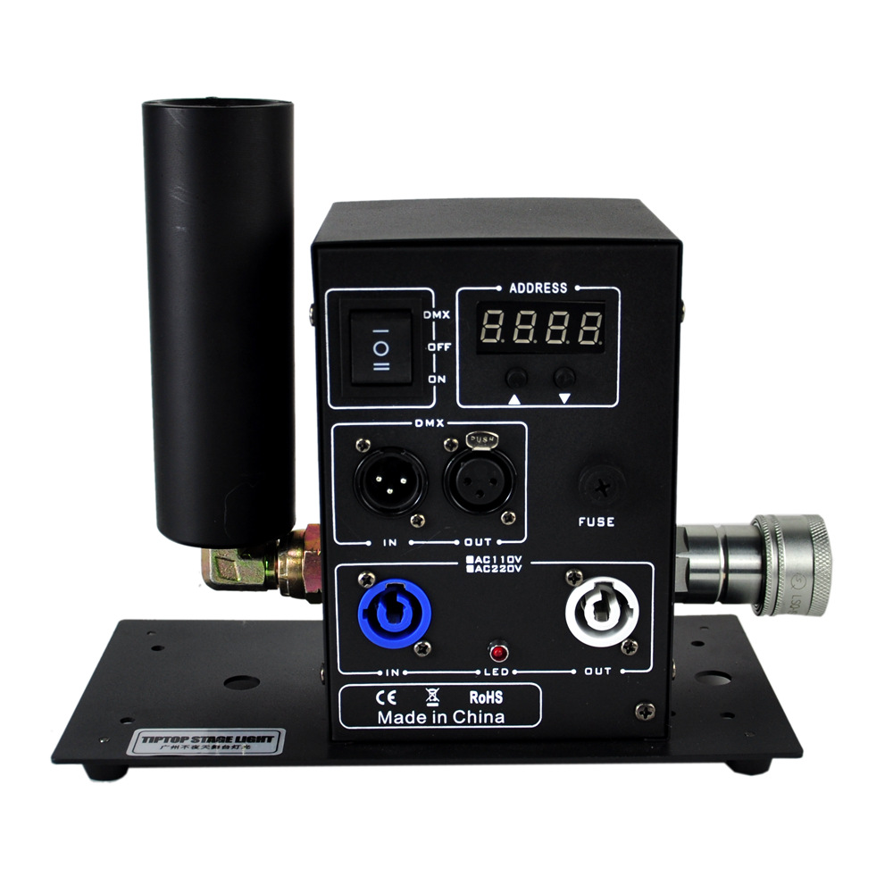 跨境厂家直销单管CO2气柱机 DMX512 电控 遥控 防爆高压气管气柱枪 舞台特效DJ垂直气柱烟雾机喷雾派对舞台设备