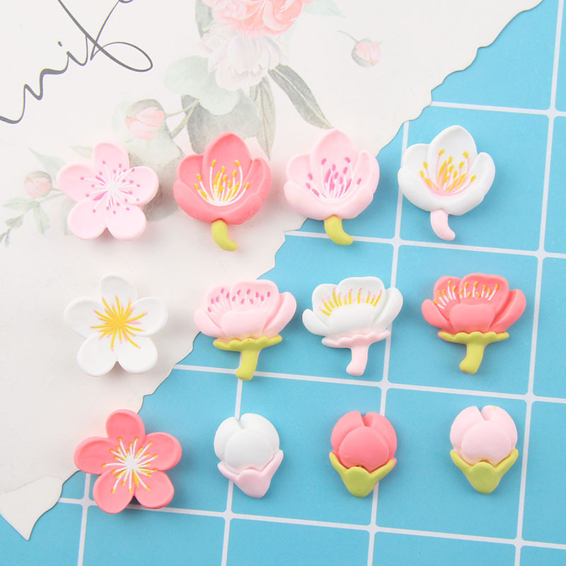 New products: Flower stamens resin cream glue phone cases, hair ties, hairpins, diy wholesale accessories, water cups, stickers, stationery boxes Application Scenario