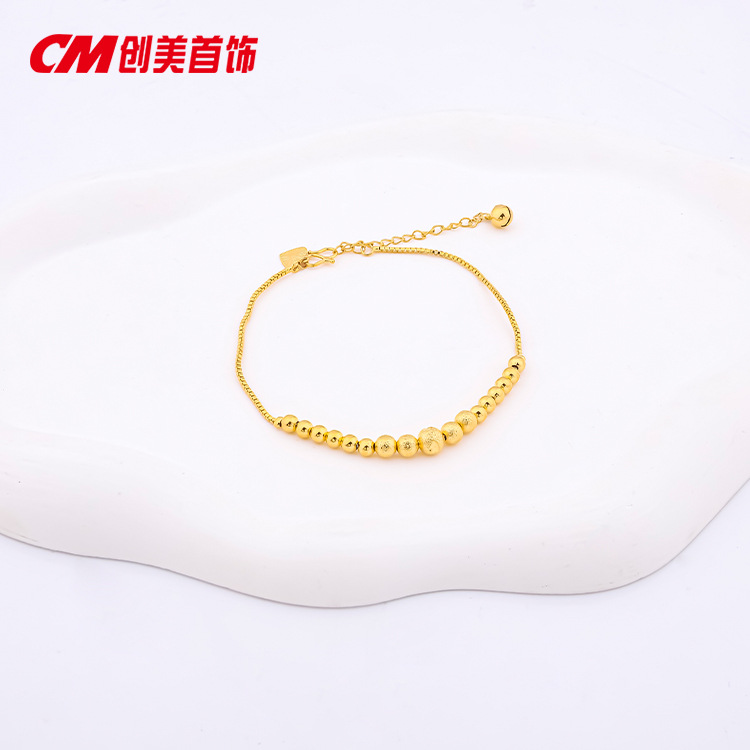 Chuangmei Jewelry Beach tassel fish bone Moon personalized ankle accessories Women's European and American sexy retro alloy bell anklets Specification image