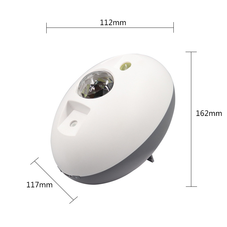 Christmas gift LED starry sky light, bedroom sleep night light, starry sky laser light, water ripple moon projection light Item Picture
