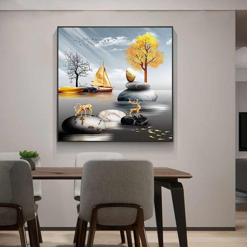 现代装饰画实物图