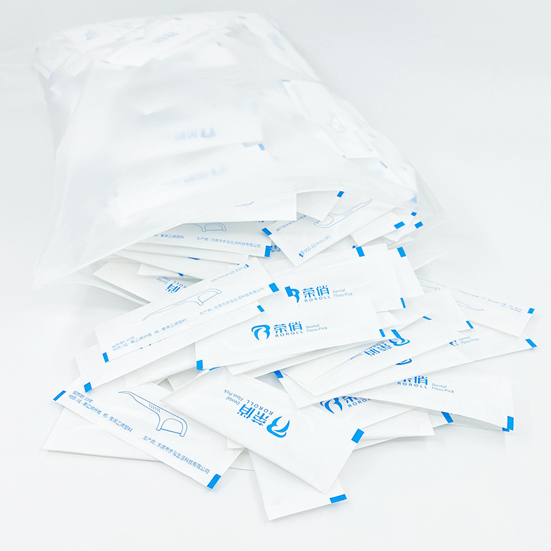Factory dental floss, portable individual dental floss picks, independently packaged dental floss, hotel dental picks, wholesale dental floss picks, bagged, whole box Item Picture