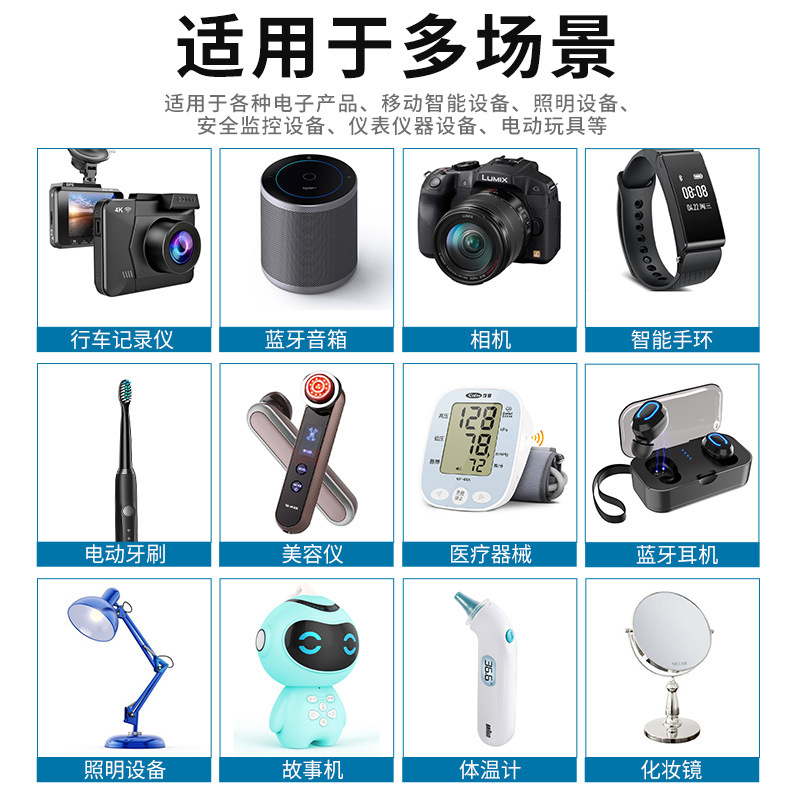 502030 polymer 3.7V lithium battery 250mAh dashcam Bluetooth headset charging case details Picture