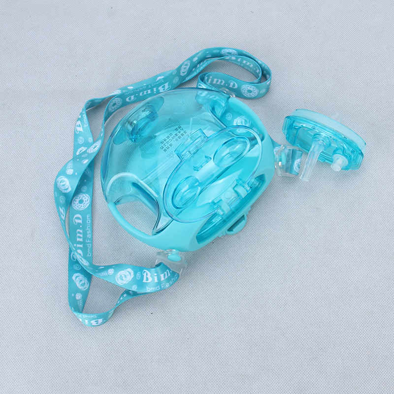 Cartoon Donut With Light Fashion Cute Water Cup Large Capacity Plastic Children Men And Women Trend Korean Cup Application Scenario