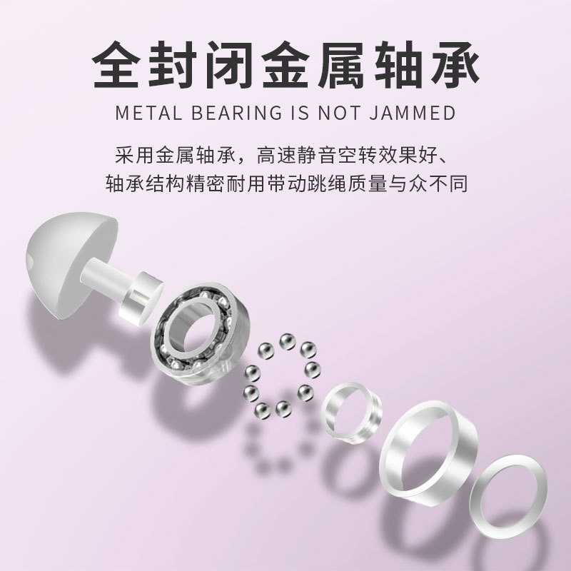 iROPE中考跳绳批发中考专用跳绳中考体育绳儿童跳绳竹节学生健身产品图