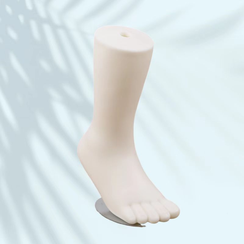 模特/电镀珠/塑料模特道具/脚模男/塑料人体模特产品图