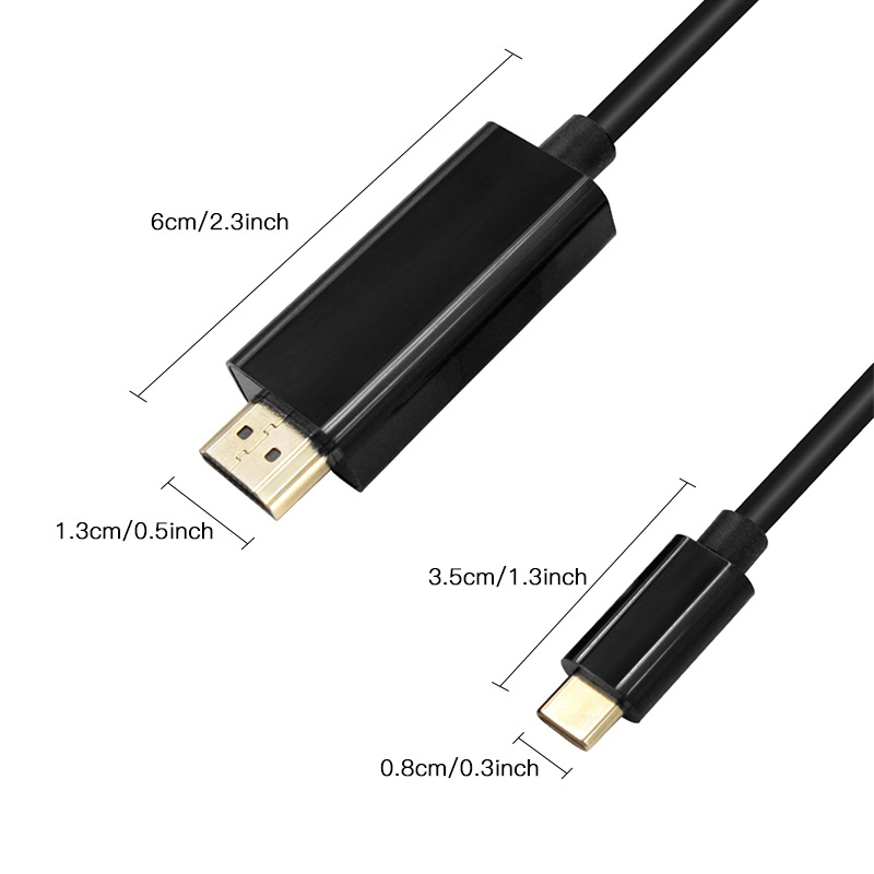 type-c подключается к телефону hdmi 4K60HZ для подключения телевизора к экрану с высокой четкой поддержкой CE HDCP Specification image