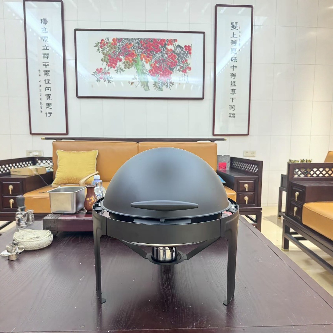 The manufacturer supplies stainless steel hydraulic flip-top visual buffet stoves, electric heating and insulation stoves, and hotel buffi stoves for wholesale Application Scenario
