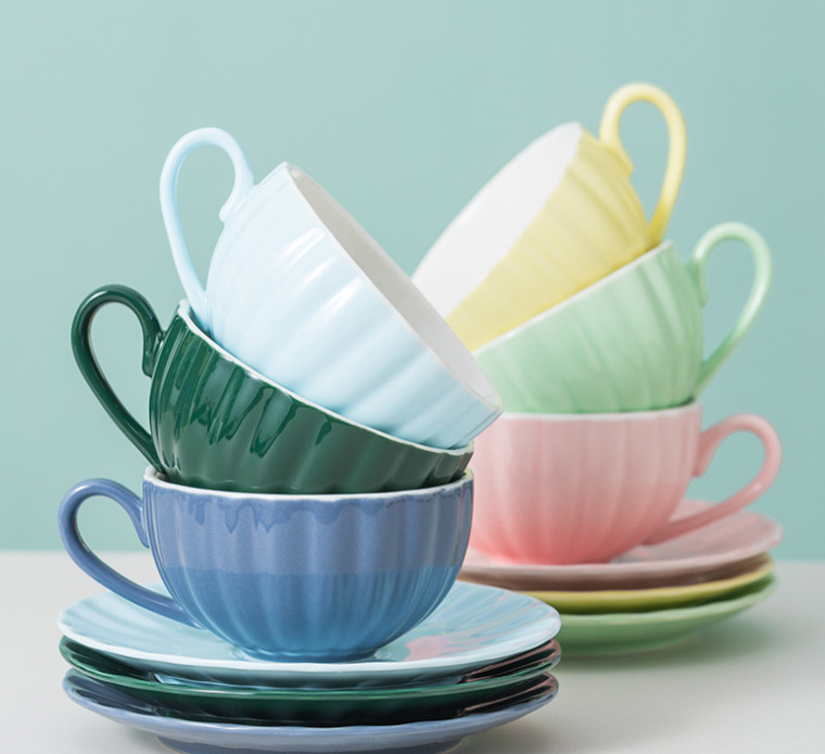 Simple coffee cup set of ins mugs Specification image