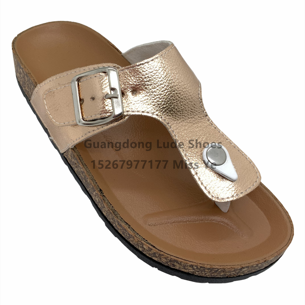 Summer New Women's Platform Slippers T Type Slippers Outside To Wear Craft Shoes Guangzhou Women's Shoes Casual Slippers Item Picture