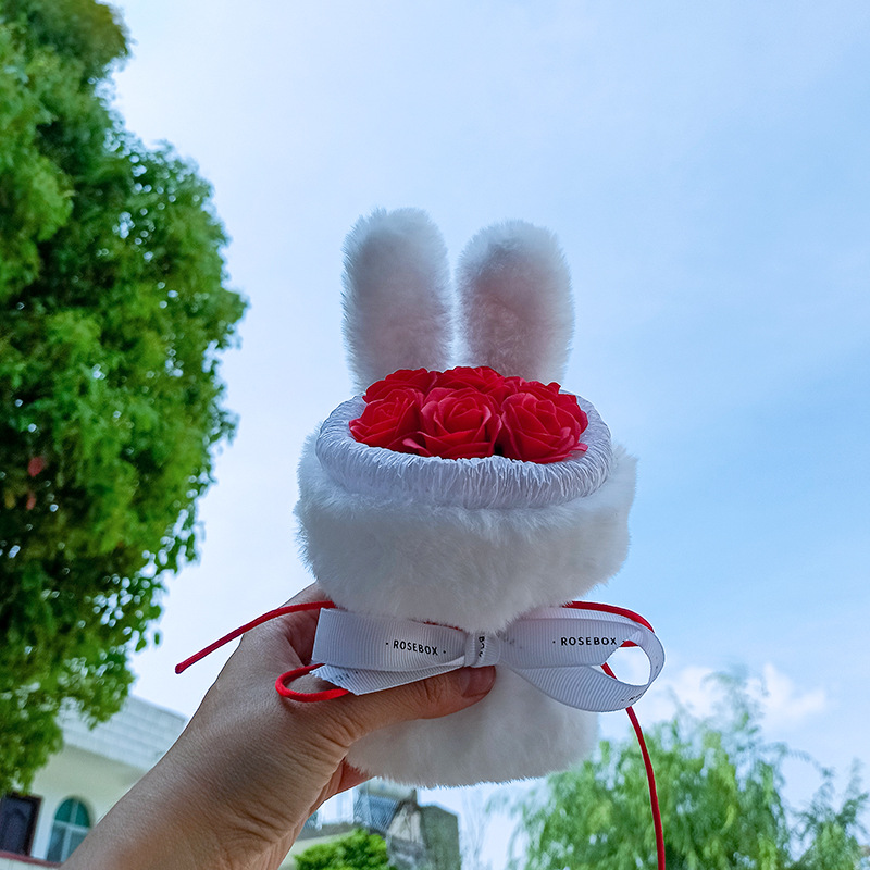 纸包铁丝/香皂花/花泥/鲜花永生花/花束铁丝细节图