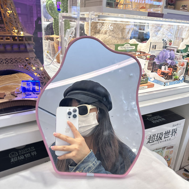 镜子/镜子化妆镜/化妆镜/镜子工艺品/小镜子学生可爱产品图