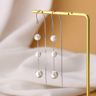 S999纯银苹果耳钉女轻奢简约新款潮小巧迷你耳环养耳洞儿童耳饰详情5