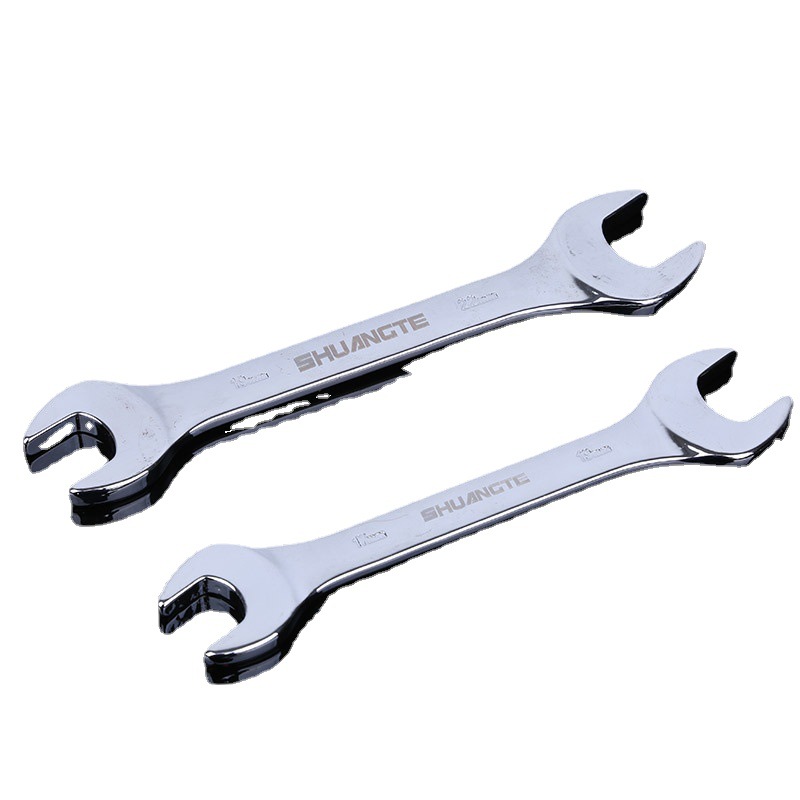 Wholesale Medium Force Manual Open Wrench Hardware Tools Dual-End Spanner Flat Wrench Mirror Flat Wrench Item Picture