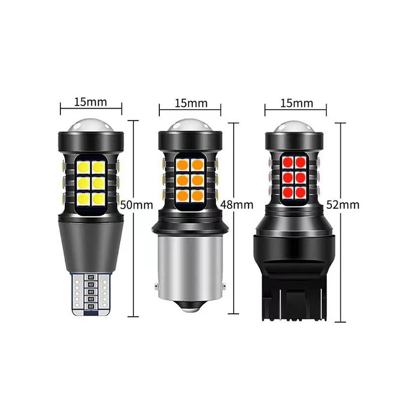 Automobile parts, car lights 1157 3030 27SMD, car LED reverse lights, brake lights, turn signals, fog lights details Picture