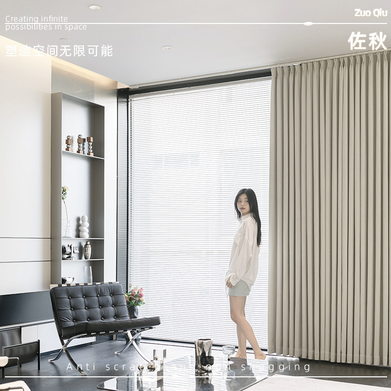 布艺窗帘实物图