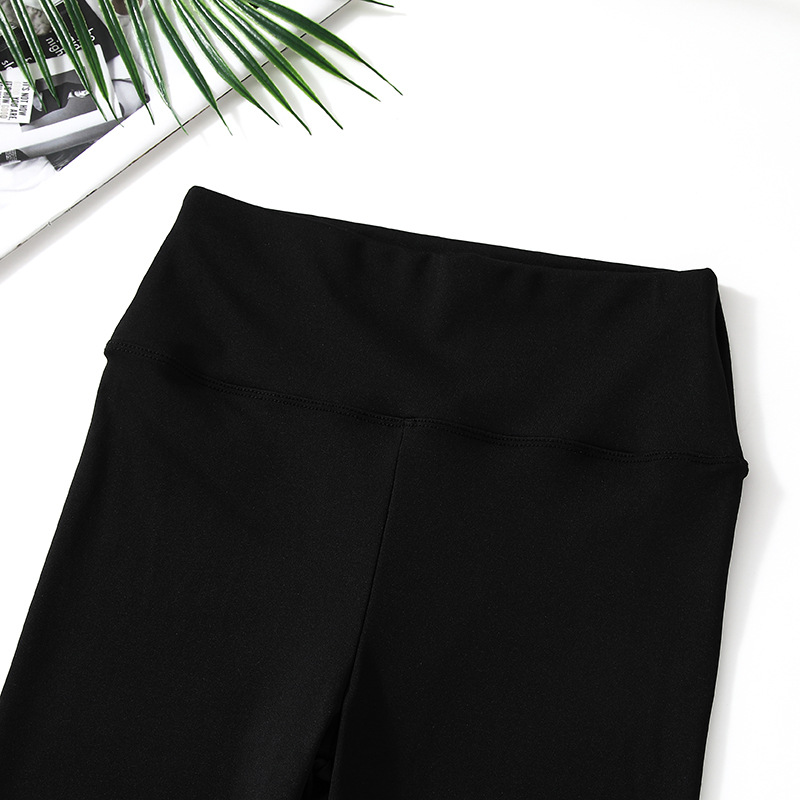 Shark pants, women's Barbie pants, summer thin high-waisted, belt-cinching sports outerwear wholesale breathable and slimming 9-inch leggings Specification image