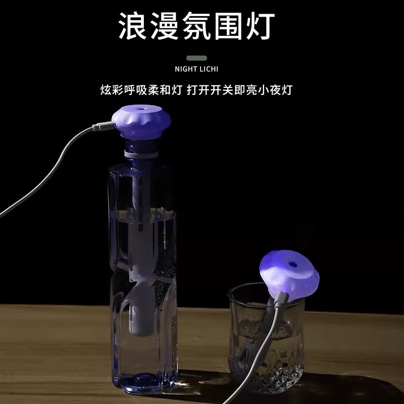 Usb Humidifier Home Bedroom Mini Car Air Spray Office Fog Volume Light Sound Air Conditioning Room Water Supply Specification drawing