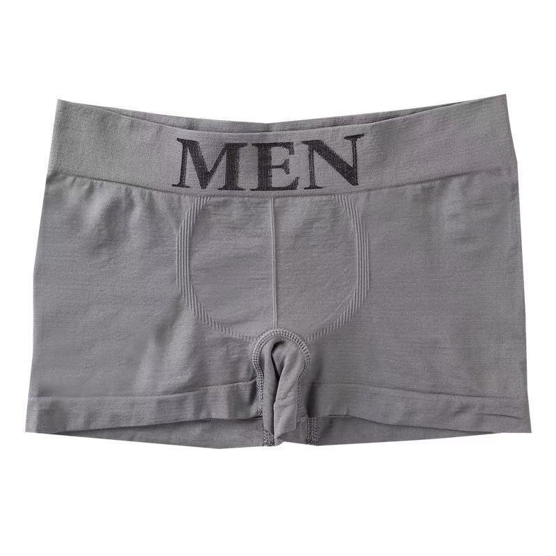 Southeast Asia Cross-Border Naked Goods Men Men Underwear Men Boxers Mid-Waist Seamless Comfortable Breathable Trend Boxers Item Picture
