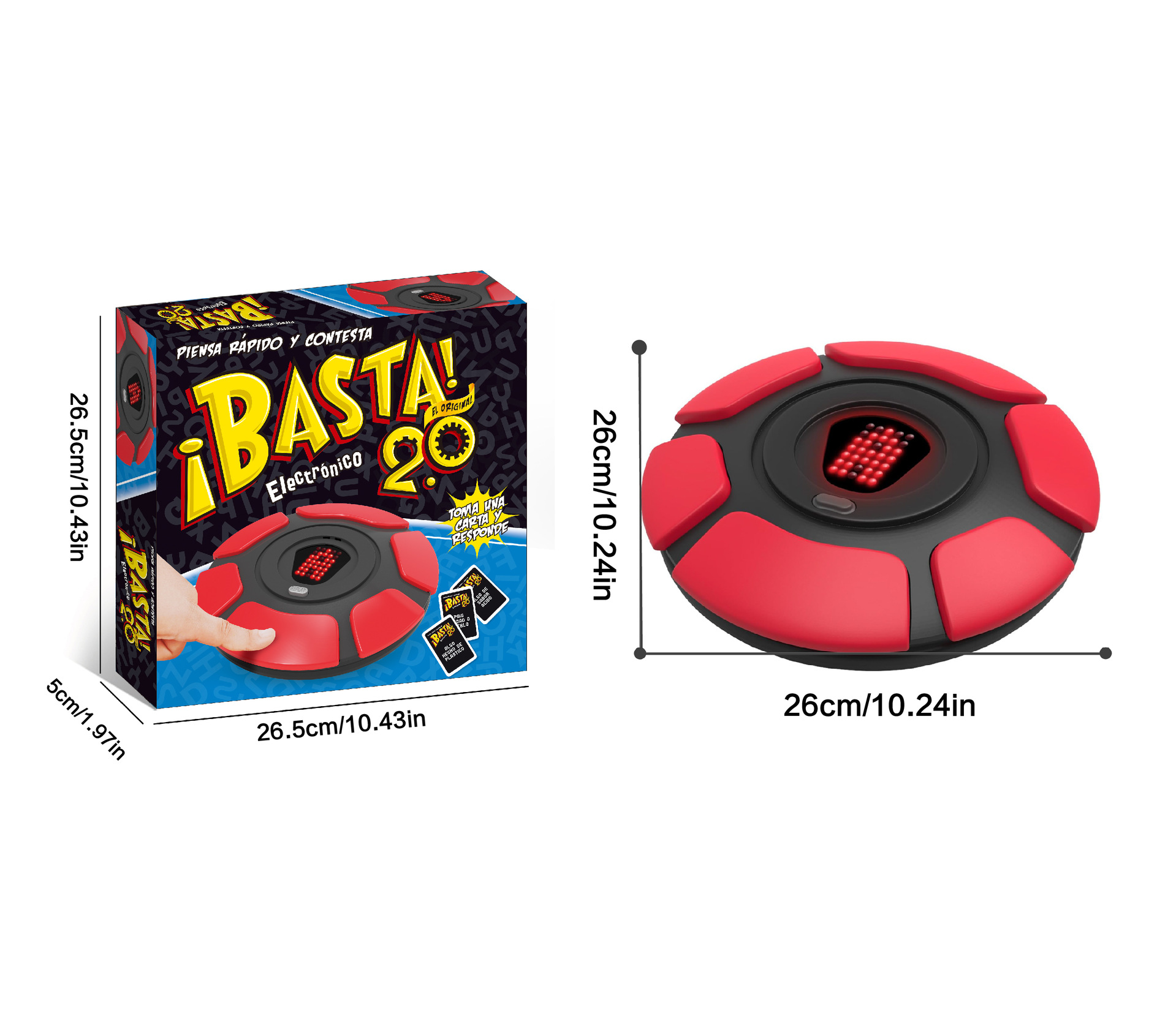 Cross-border 2nd Generation tapple Fun Crazy English Letter Game Family Board Game Educational Toy Children's Gift Item Picture