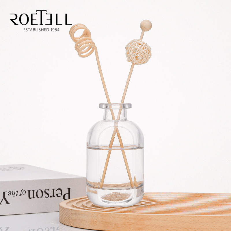 批发透明广口香薰瓶diy无火藤条挥发瓶香薰玻璃分装瓶香水香氛瓶