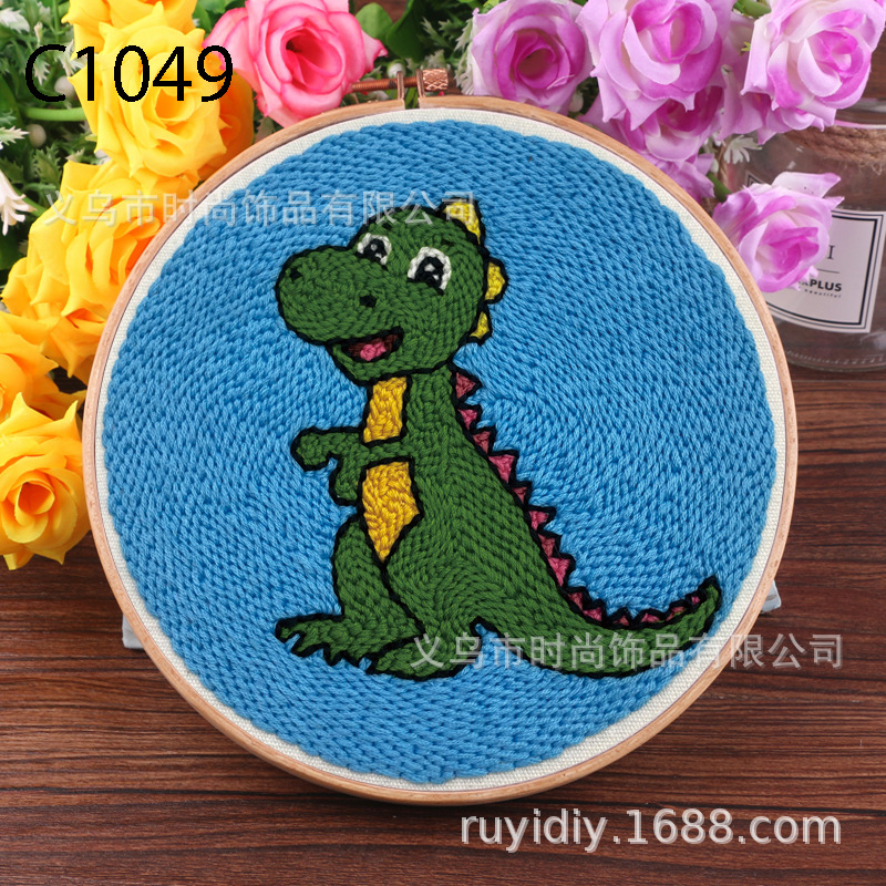 Fun Russian poke embroidery diy Poke Show needle material package details Picture