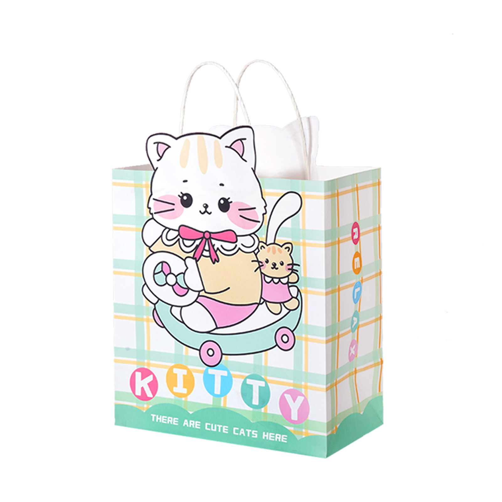 纸袋/礼品纸袋/紙袋/圣诞纸袋/纸质包装袋白底实物图