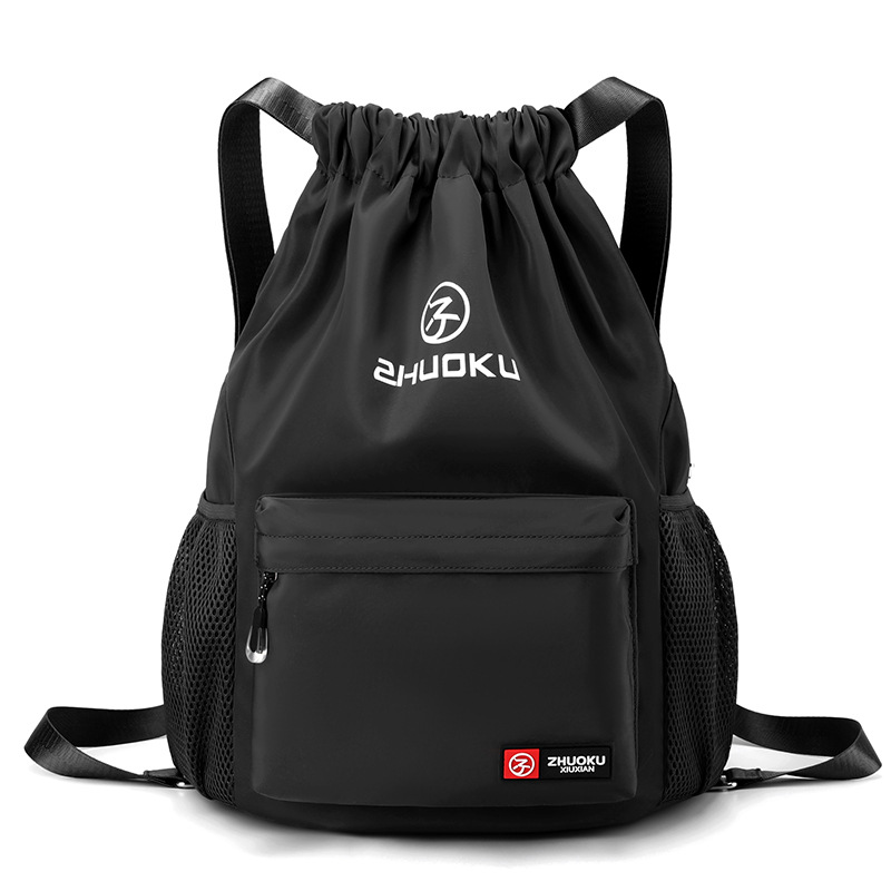 Travel sports folding fitness bag, training backpack, drawstring bag, drawstring bag, basketball bag, backpack, folding backpack Item Picture