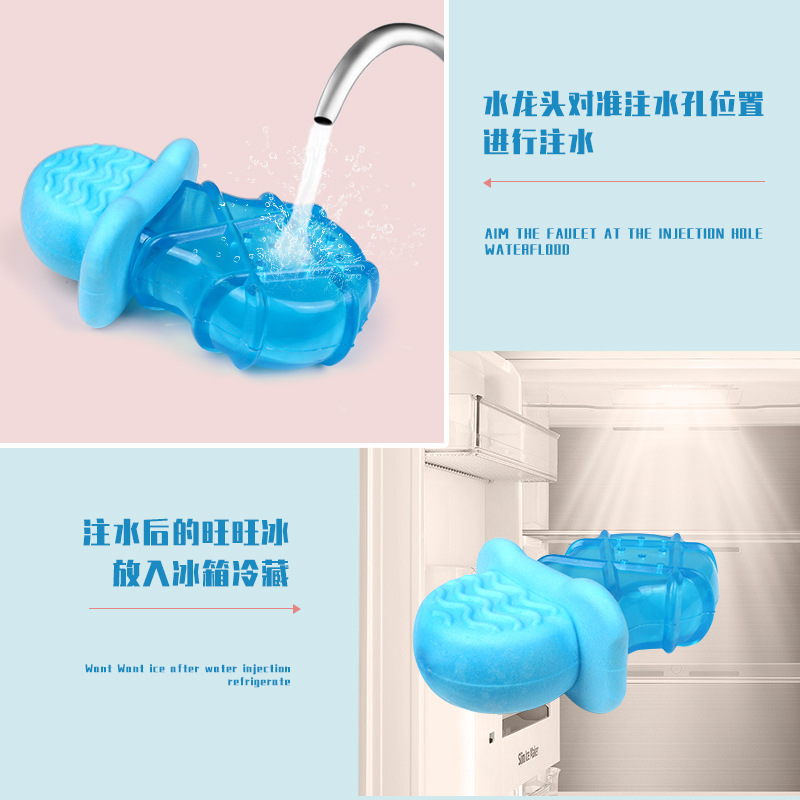 Summer refreshing dog popsicles for cooling off and cooling pet supplies, water-filled frozen popsicles for dogs, teething toy sets Application Scenario