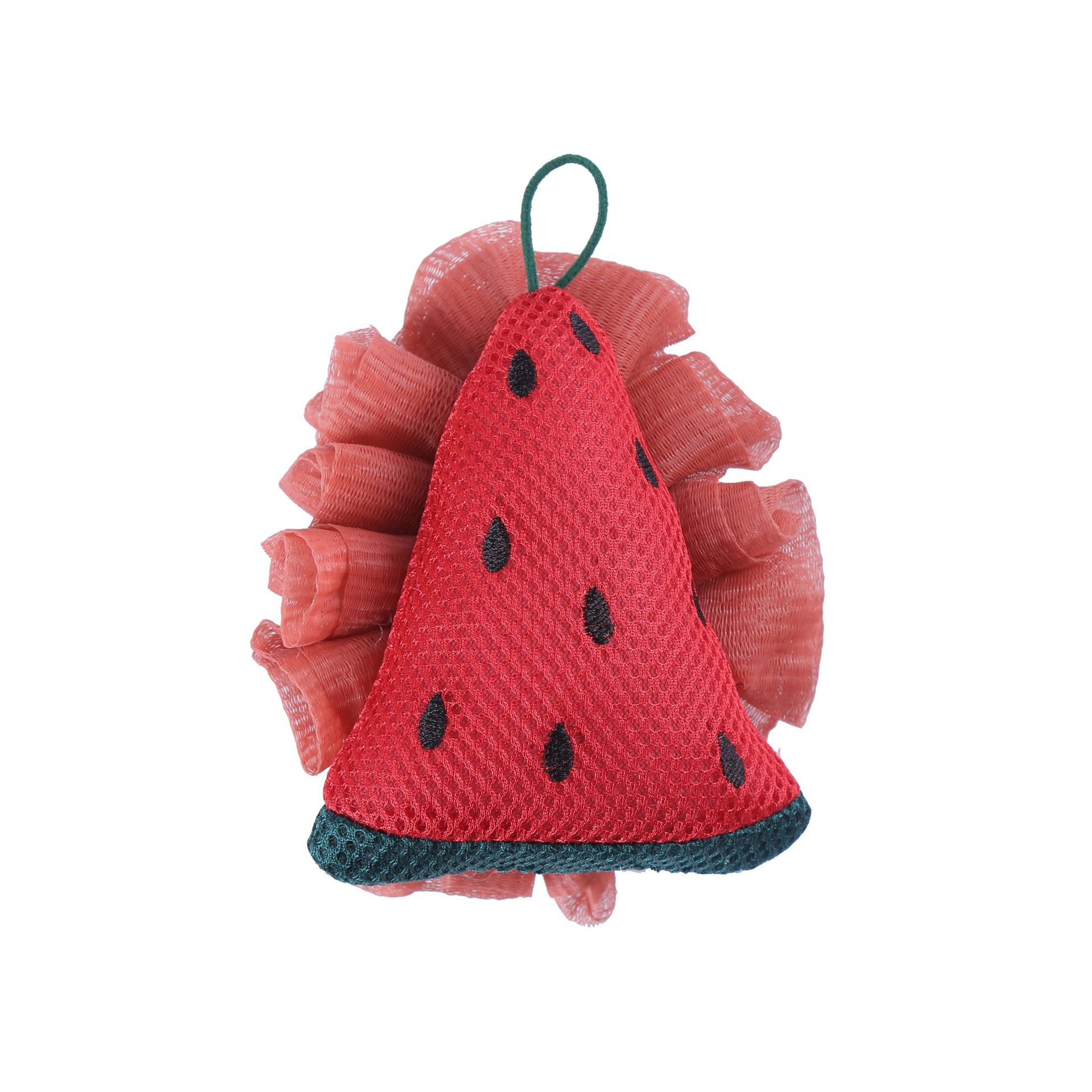 Watermelon Bath Flower Hand Sewn Clean Bath Bath Ball Lovely Double Sided Bath Towel Blister Bath Ball Item Picture