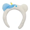 Cute cartoon plush bear hair band, face wash headband, super cute headwear, Korean sweet and versatile hair clip and hair accessory Item Picture