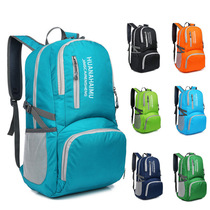 Warner Heim cross-border explosive folding backpack large capacity backpack outdoor lightweight travel bag waterproof portable bag