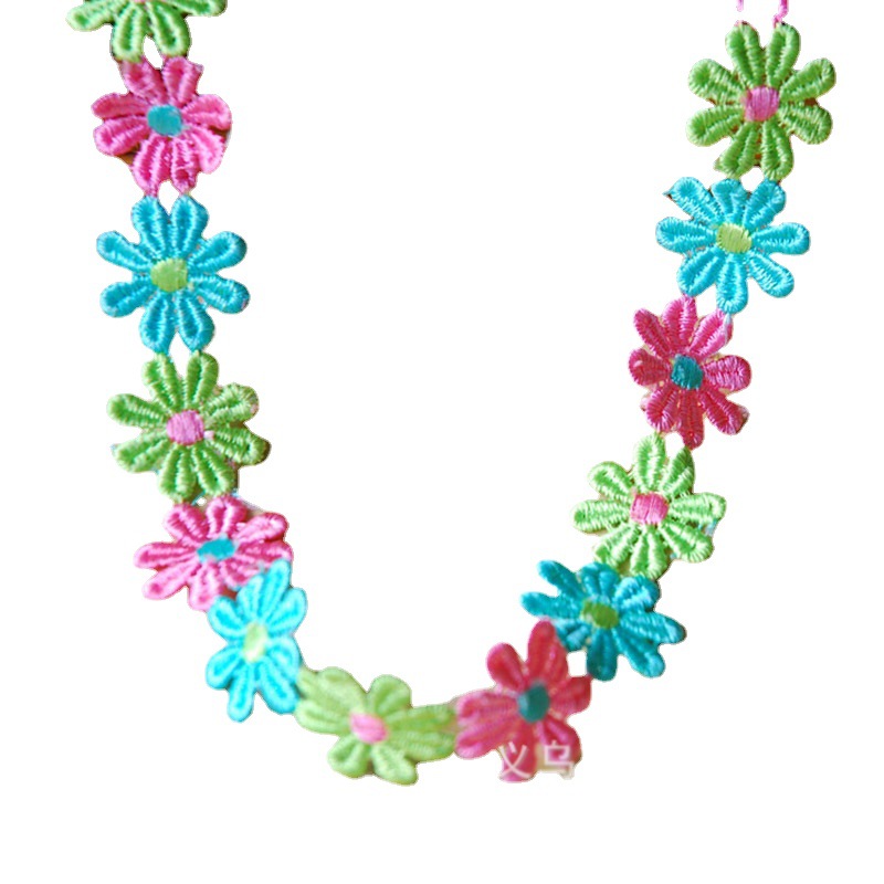 In-stock new style 2 color lace fruit water-soluble lace embroidery lace Item Picture