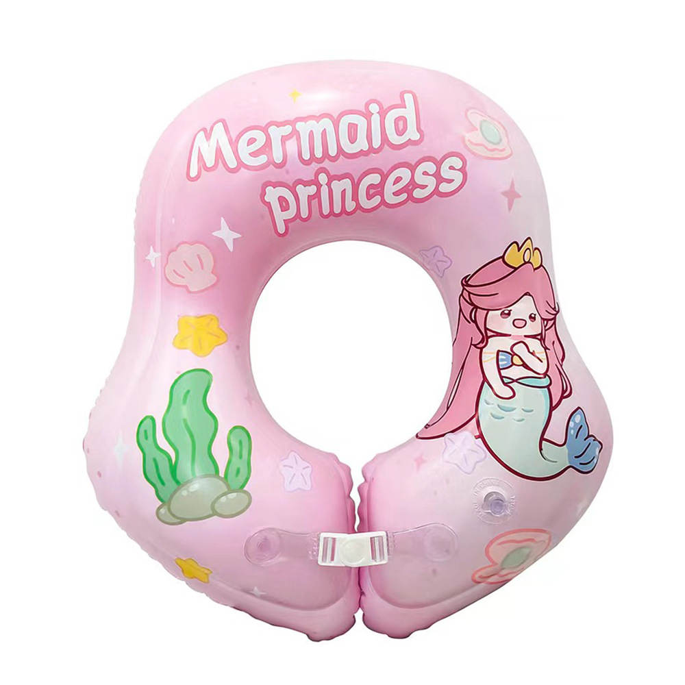 Baby Double Air Bag Underarm Ring Thickened Environmental Baby Swimming Ring 0-6 Months Baby Swimming Ring Item Picture