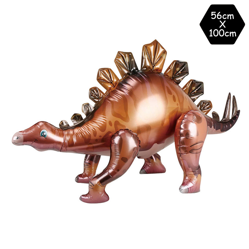 Cross-border simulation 3D three-dimensional dinosaur holiday party decoration floating empty ball aluminum film balloon Children's Day inflatable toys thumbnail