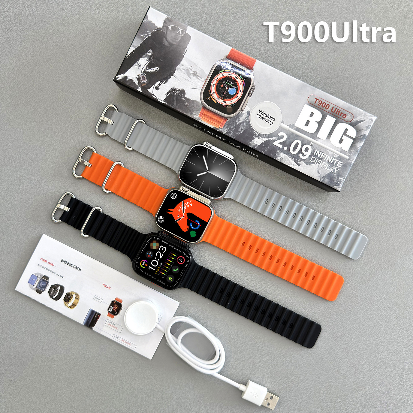 T900ultra2智能手表t900ultra蓝牙通话手表工厂直销跨境爆款礼品