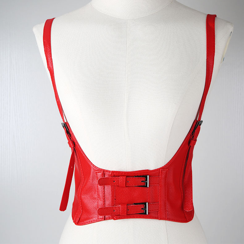 Europe And The United States Street Fashion Belt Belt Waist Decoration Black Ins Punk Style Halter With Suit Belt Girdle details Picture