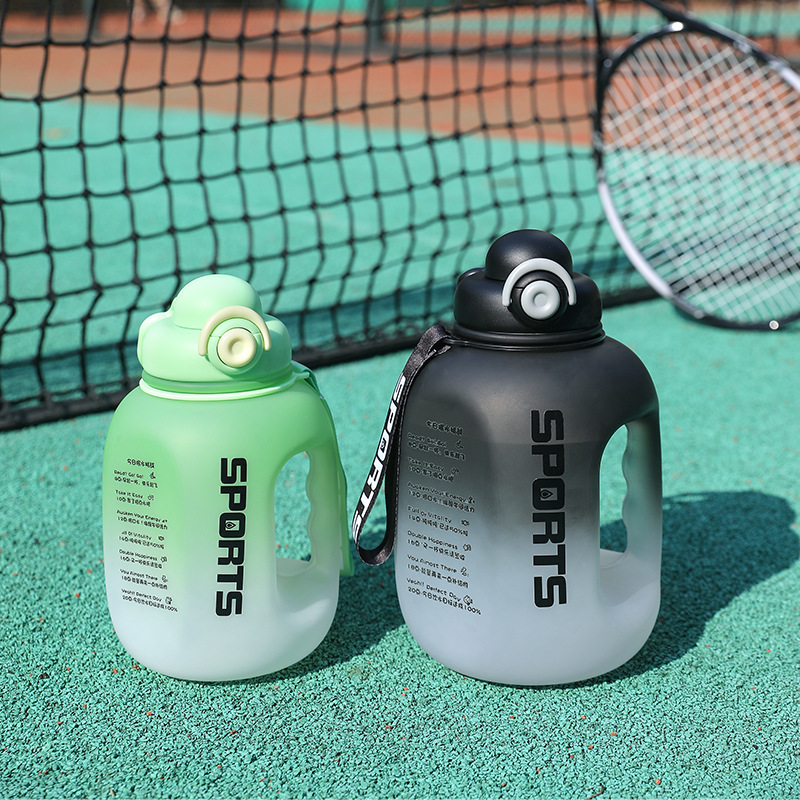 New Outdoor Sports Large Capacity Ton Ton Bucket High Appearance Level High Temperature Resistant Plastic Cup Men And Women's Water Cup Kettle Cup