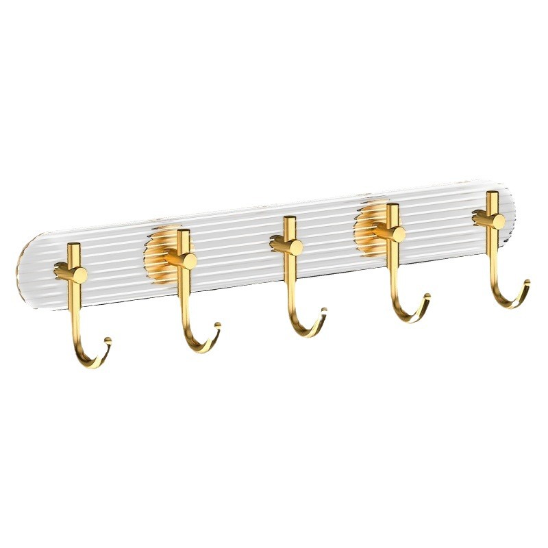 Light luxury acrylic hooks, bathroom, no need for drilling, no trace, towel arrangement hooks, bedroom coat and hat hooks, kitchen and bathroom storage adhesive hooks Item Picture