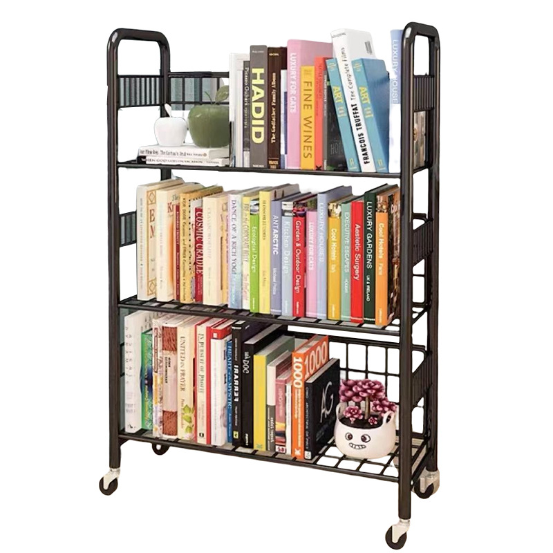 铁艺书架/墙面书架/简易书架零食白底实物图