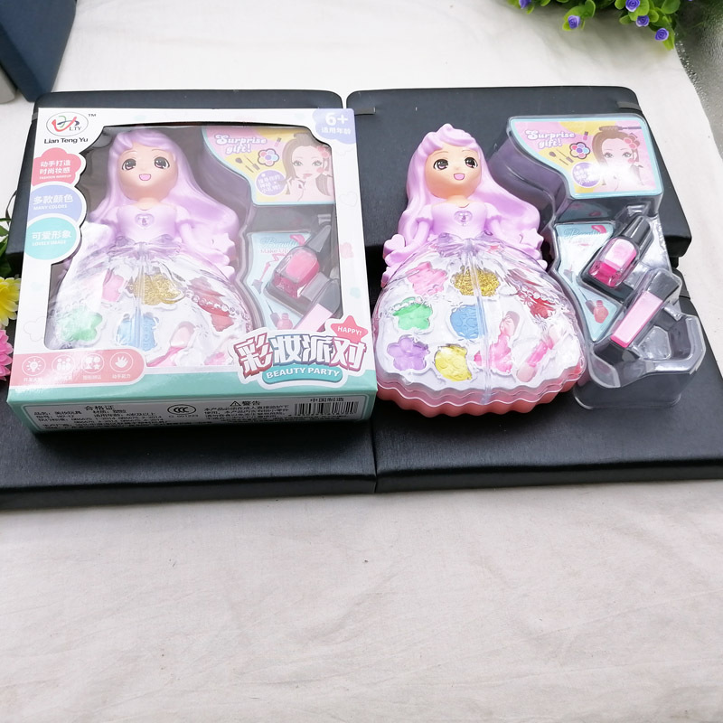 L4424  公主化妆盒 女宝宝女孩子儿童化妆品盒梳妆台玩具生日礼物详情图5