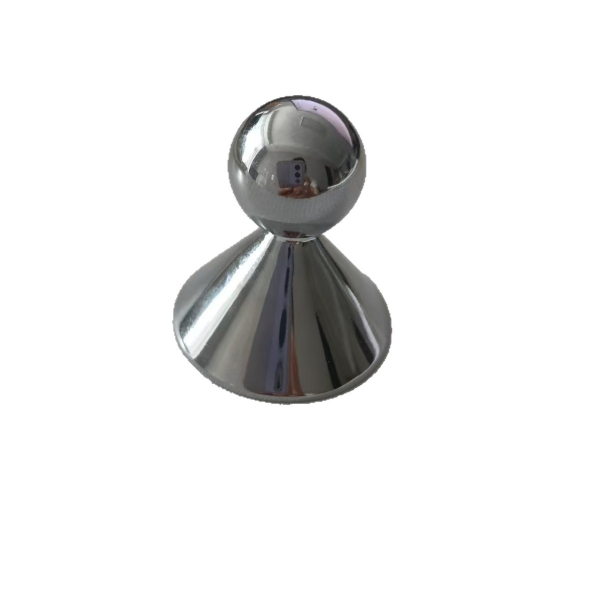 French-style zinc alloy wardrobe door handle, modern and simple chrome-plated bright silver drawer, single-hole cabinet solid handle Item Picture