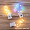 Light emission gift box decoration LED copper wire light string, starry sky flower bouquet, handcrafted material wholesale, flashing light indoor Specification image