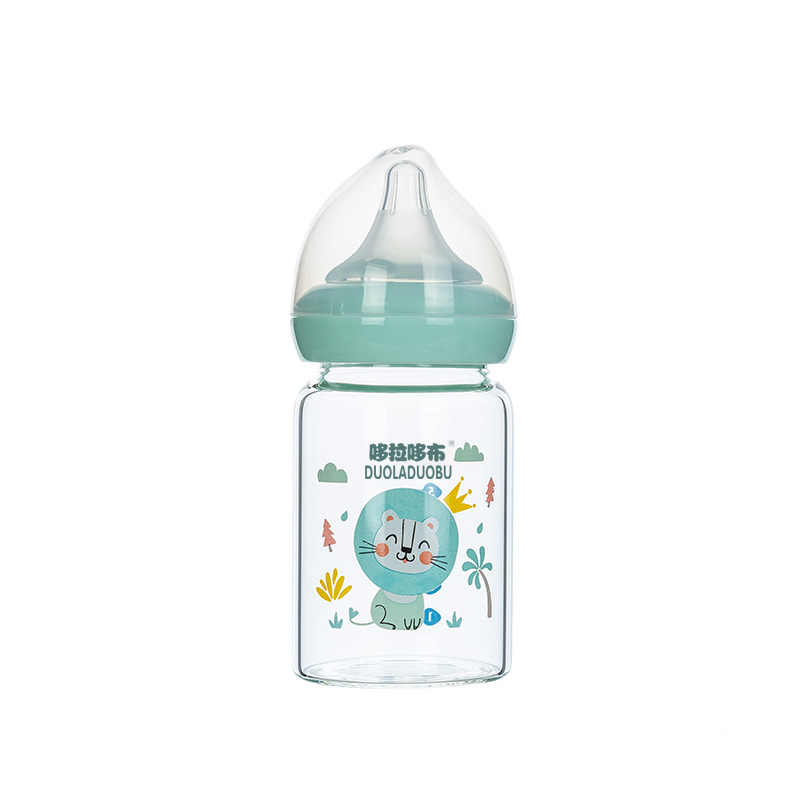 哆拉哆布宝宝宽口径奶瓶180ml婴幼儿高硼硅玻璃奶瓶婴儿奶瓶6442详情图5